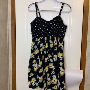 Xhilaration floral spaghetti strap dress size XL
